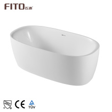 New Design Bath Room Freestanding Acrylic Bathroom Tubs White Round Bathtub